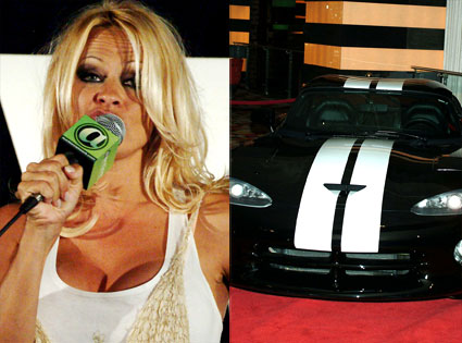 Pamela Anderson, 2000 Dodge Viper Pamela Anderson, 2000 Dodge Viper